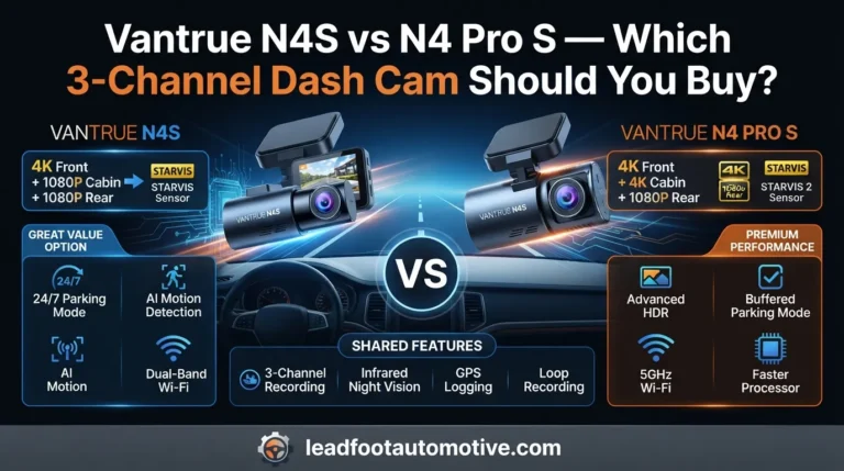 Vantrue N4S vs N4 Pro S