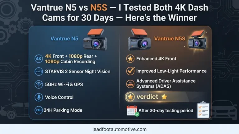 Vantrue N5 vs N5S