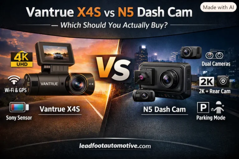 Vantrue X4S vs N5 Dash Cam
