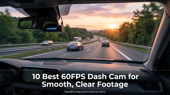 10 Best 60FPS Dash Cam for Smooth, Clear Footage