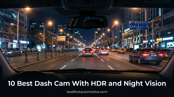 10 Best Dash Cam With HDR and Night Vision