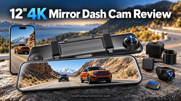 12 4K Mirror Dash Cam Review