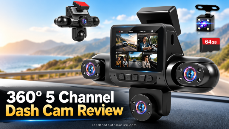 360° 5 Channel Dash Cam Review