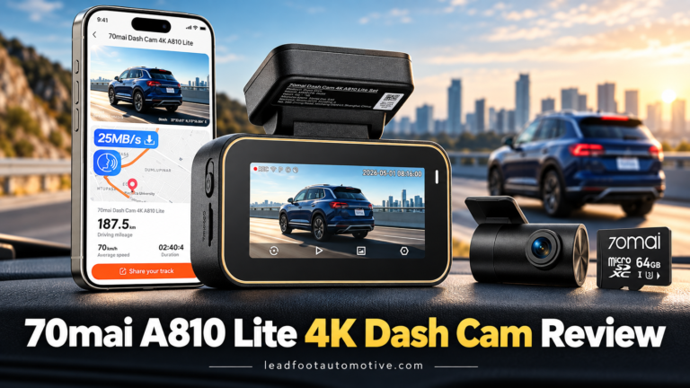 70mai A810 Lite 4K Dash Cam Review