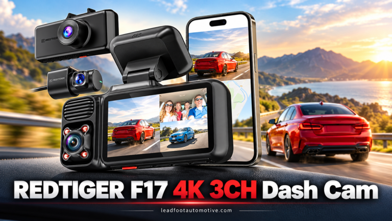 REDTIGER F17 4K 3CH Dash Cam