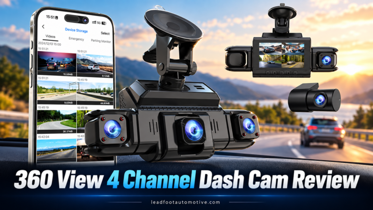 360 View 4 Channel Dash Cam Review