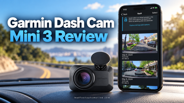 Garmin Dash Cam Mini 3 Review
