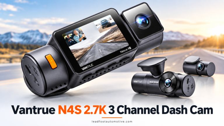 Vantrue N4S 2.7K 3 Channel Dash Cam