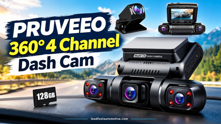 PRUVEEO 360° 4 Channel Dash Cam