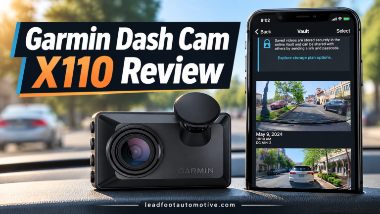 Garmin Dash Cam X110 Review