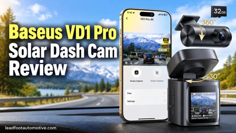 Baseus VD1 Pro Solar Dash Cam Review
