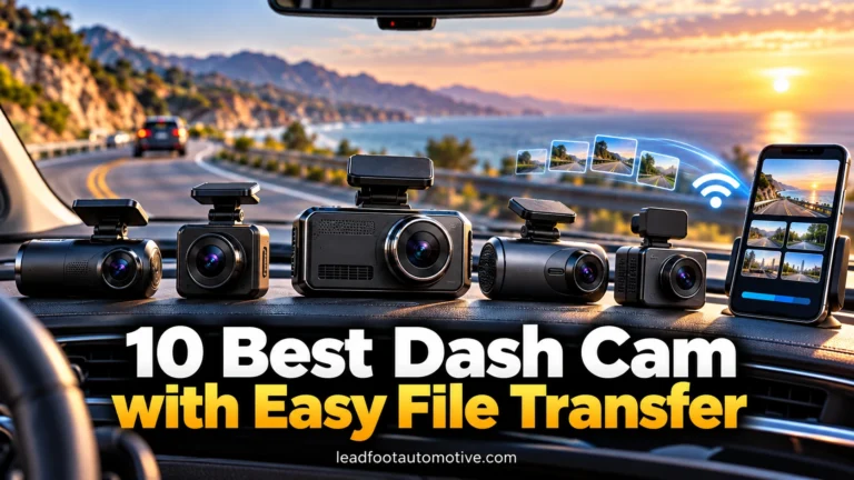 Best Dash Cam with Easy File Transfer