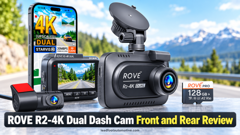 ROVE R2-4K Dual Dash Cam Front and Rear Review