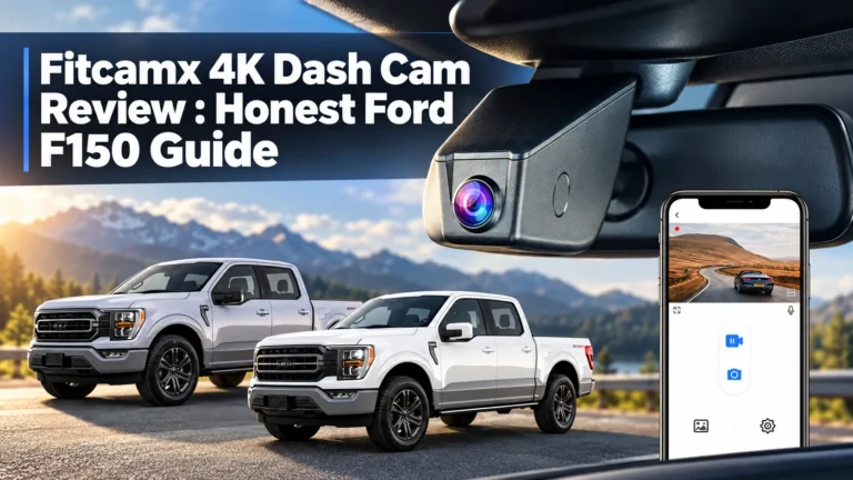 Fitcamx 4K Dash Cam Review