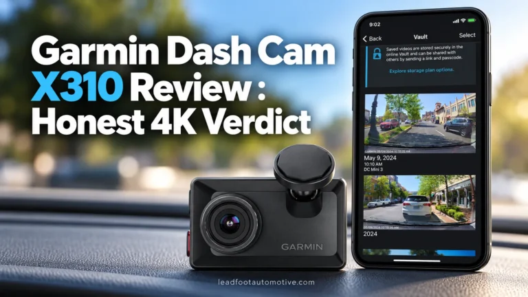 Garmin Dash Cam X310 Review