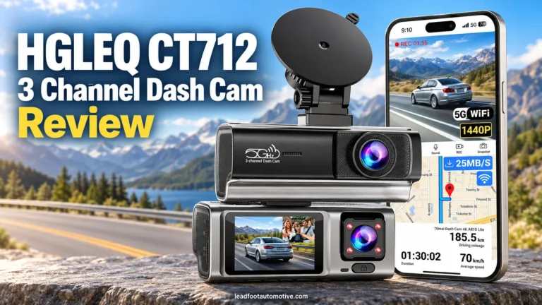 HGLEQ CT712 3 Channel Dash Cam Review