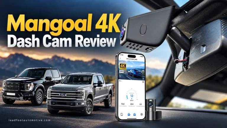 Mangoal 4K Dash Cam Review
