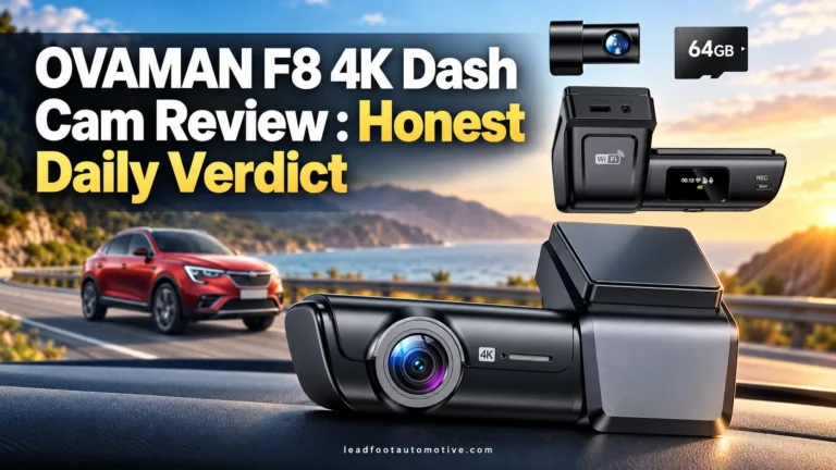 OVAMAN F8 4K Dash Cam Review