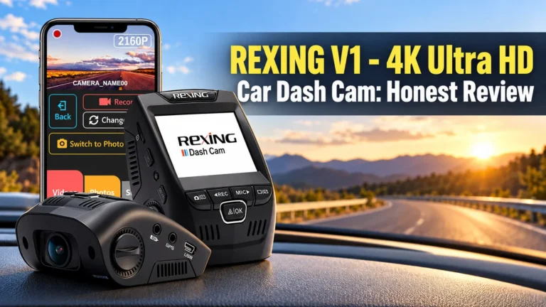 REXING V1 - 4K Ultra HD Car Dash Cam