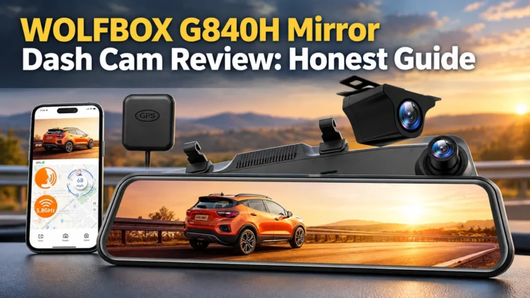 WOLFBOX G840H Mirror Dash Cam