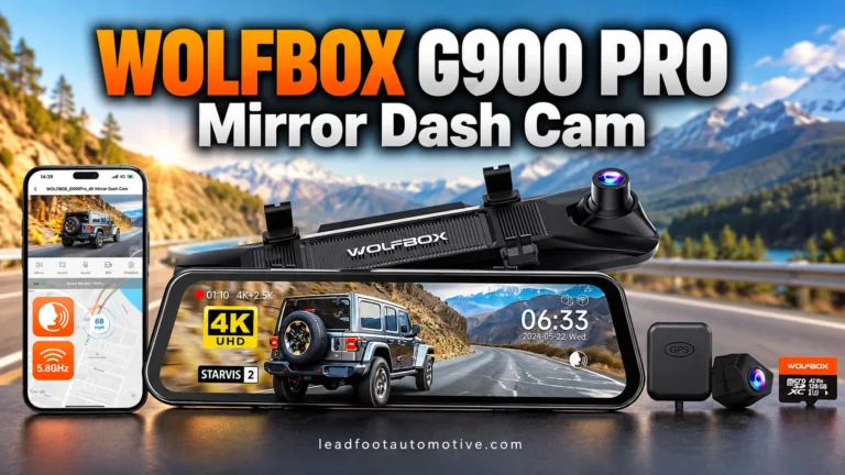 WOLFBOX G900 PRO Mirror Dash Cam