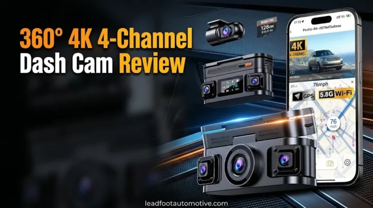 360° 4K 4-Channel Dash Cam Review