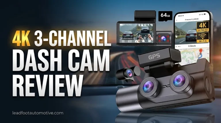 4K 3-Channel Dash Cam Review