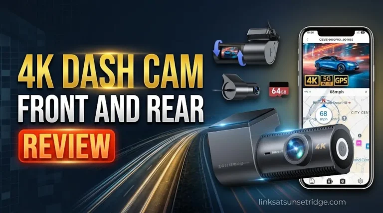 4K Dash Cam Front and Rear Review