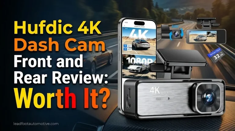 Hufdic 4K Dash Cam Front and Rear Review