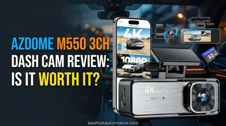 AZDOME M550 3CH Dash Cam Review