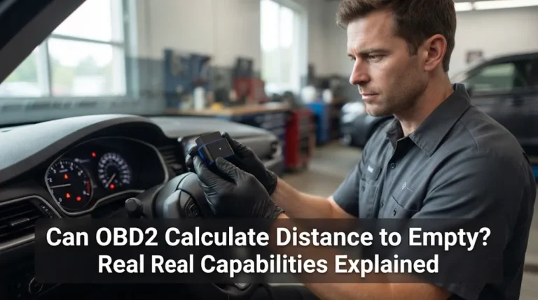 Can OBD2 Calculate Distance to Empty