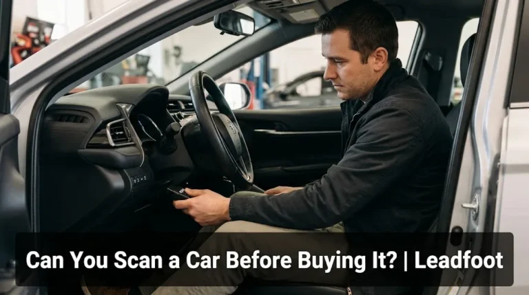 Can You Scan a Car Before Buying It