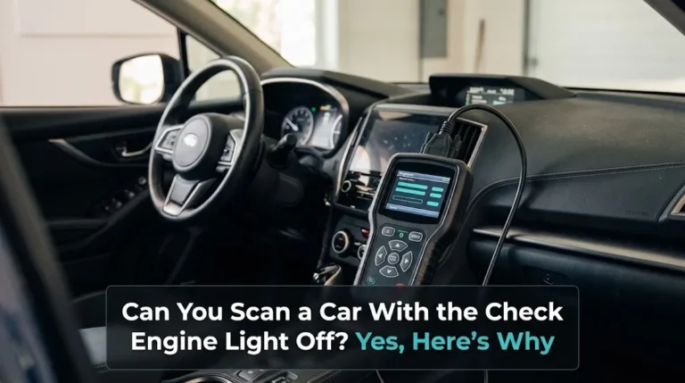 Can You Scan a Car With the Check Engine Light Off