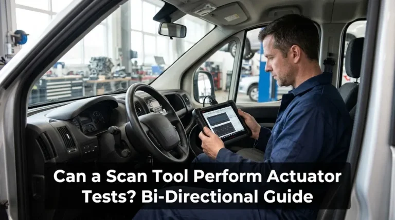 Can a Scan Tool Perform Actuator Tests