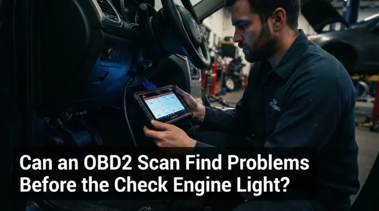 Can an OBD2 Scan Find Problems Before the Check Engine Light