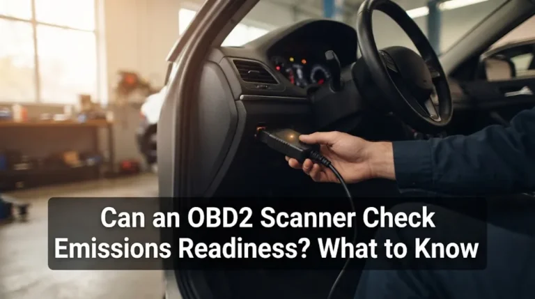 Can an OBD2 Scanner Check Emissions Readiness
