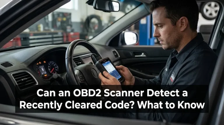 Can an OBD2 Scanner Detect a Recently Cleared Code