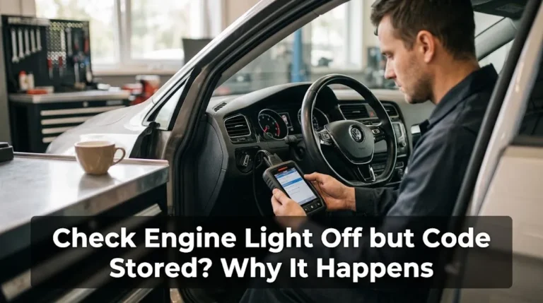 Check Engine Light Off but Code Stored