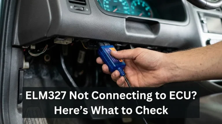 ELM327 Not Connecting to ECU