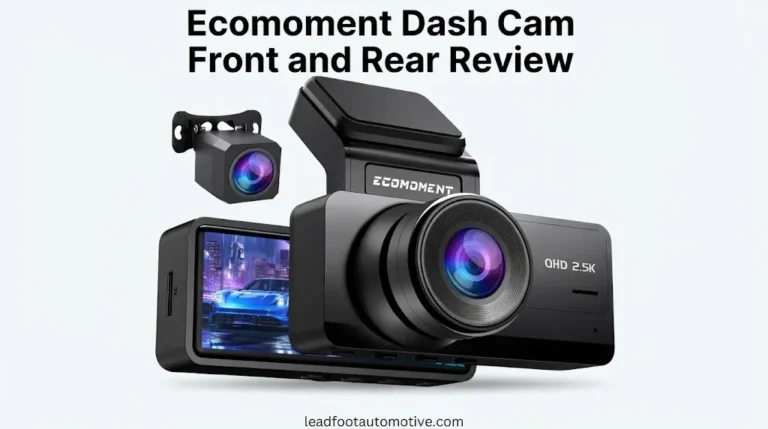 Ecomoment Dash Cam Front and Rear Review