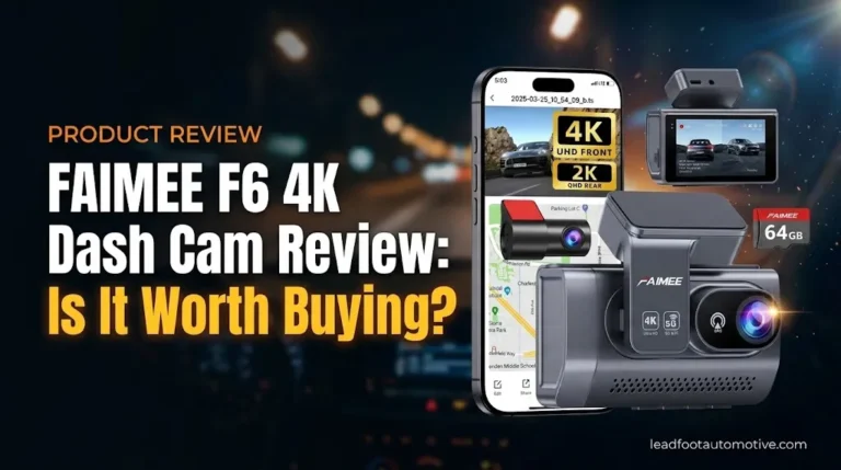 FAIMEE F6 4K Dash Cam Review