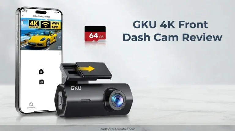 GKU 4K Front Dash Cam Review