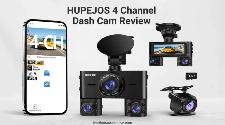 HUPEJOS 4 Channel Dash Cam Review