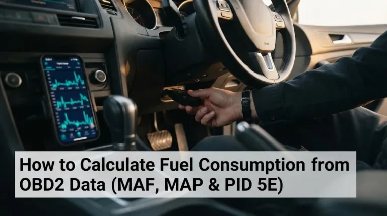 How to Calculate Fuel Consumption from OBD2 Data (MAF, MAP & PID 5E)