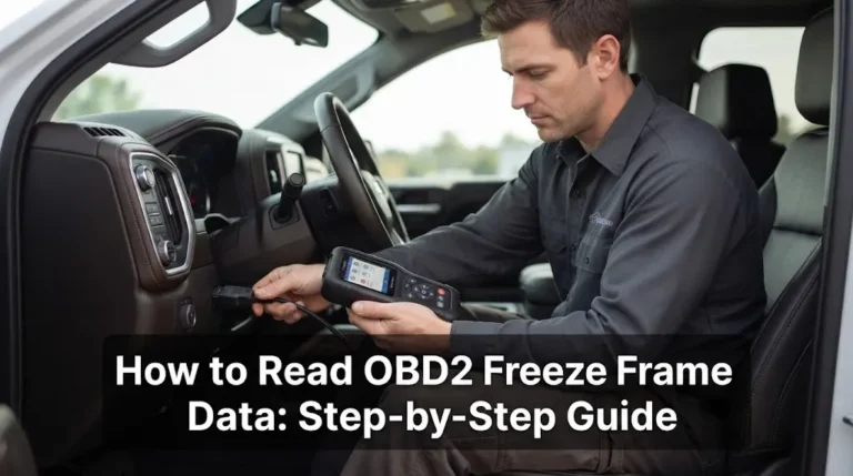 How to Read OBD2 Freeze Frame Data