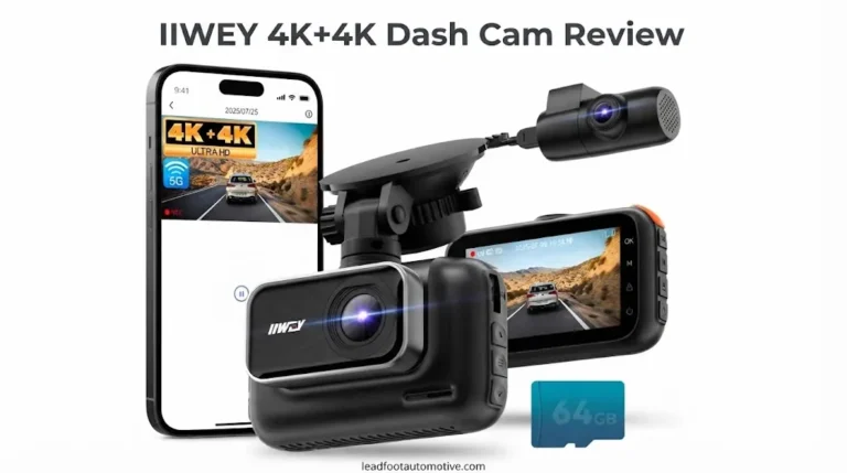 IIWEY 4K+4K Dash Cam Review
