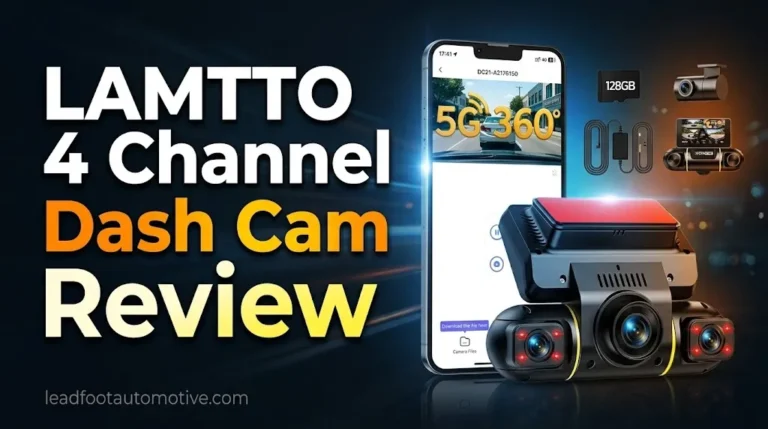 LAMTTO 4 Channel Dash Cam Review