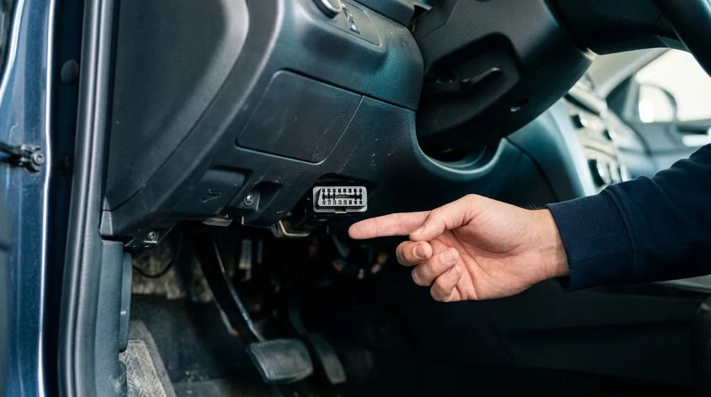 Locate the OBD2 Diagnostic Port