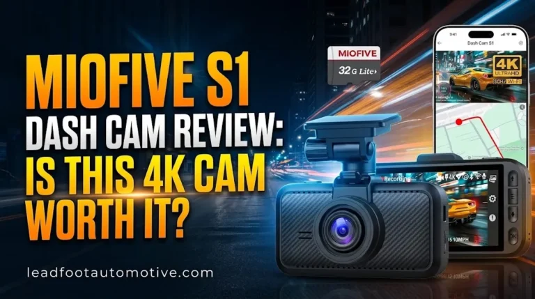 MIOFIVE S1 Dash Cam Review