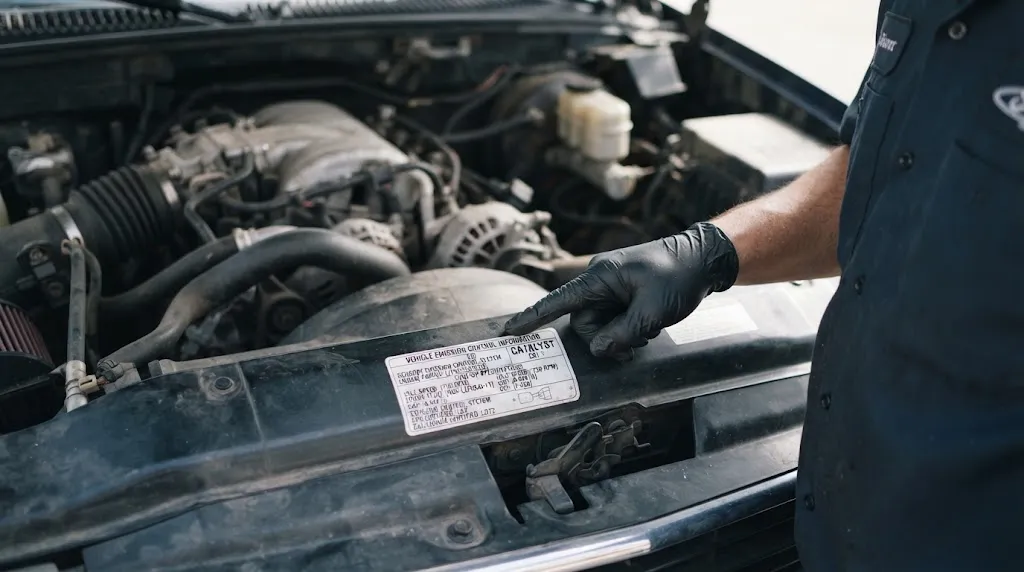 Method 3 Inspect the Under-Hood Emissions Label